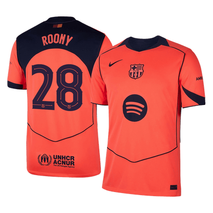 Barcelona 2025/26 Kolmas Pelipaita Miesten ROONY #28