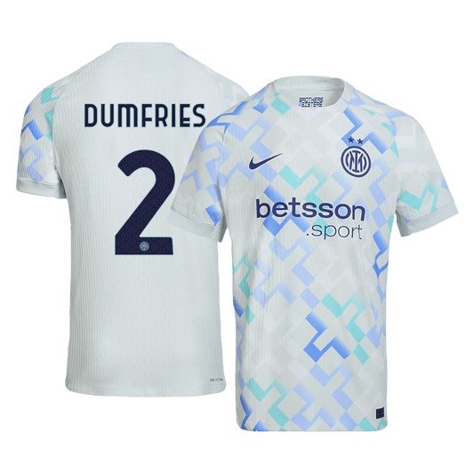 Inter Milan 2025/26 Vieras Pelipaita (Player Version) Miesten DUMFRIES #2