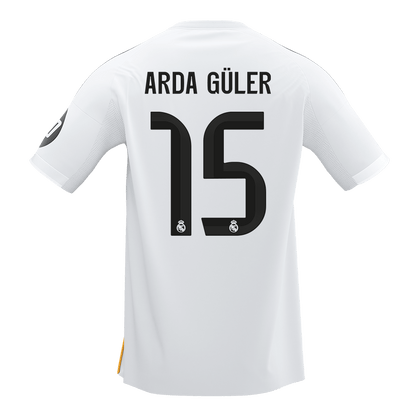 Real Madrid 2025/26 Koti Pelipaita Miesten ARDA GÜLER #15