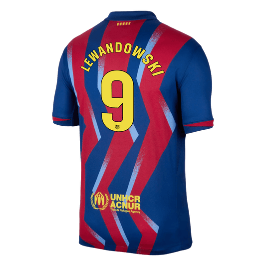 Barcelona 2025/26 Neljäs Pelipaita Miesten LEWANDOWSKI #9