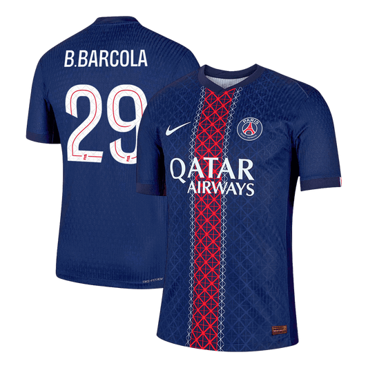 PSG 2025/26 Koti Pelipaita (Player Version) Miesten B.BARCOLA #29