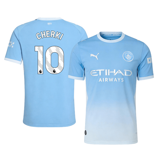 Manchester City kotipelipaita 2026/27 – Cherki #10 (pelaajaversio)
