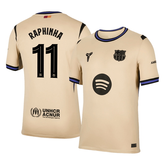 Barcelona 2025/26 UCL Vieras Pelipaita Miesten RAPHINHA #11