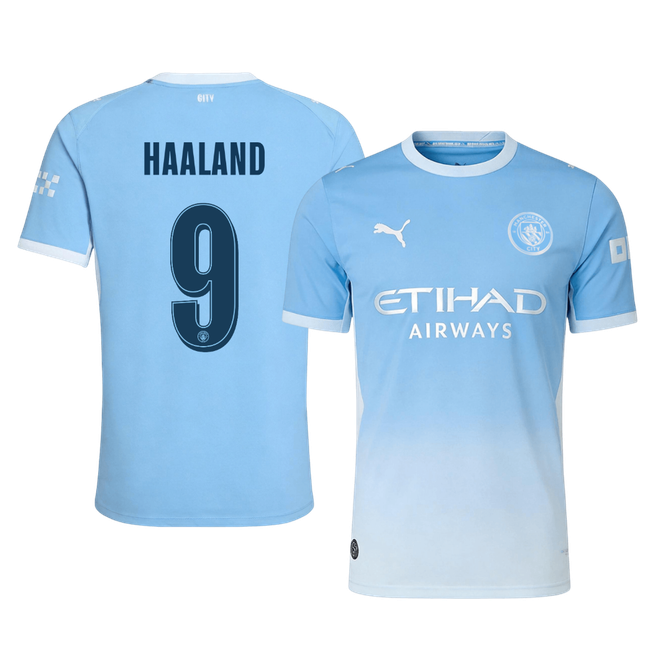 Manchester City kotipelipaita 2026/27 UCL – Haaland #9 (pelaajaversio)