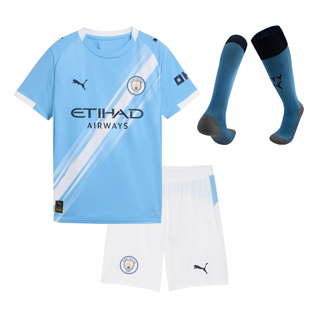 Manchester City 2025/26 Koti Lasten täydellinen peliasu