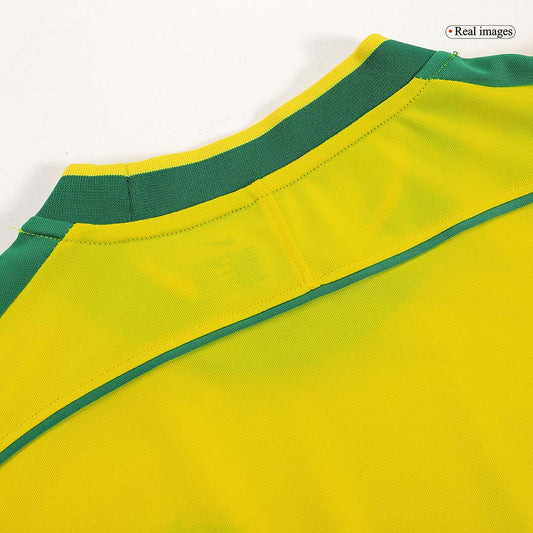 Brazil 1998 Koti Retro-pelipaita Miesten
