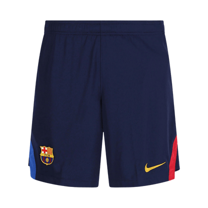 Barcelona kotijalkapallosetti 2026/27 – shortsien etupuoli