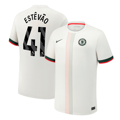 Chelsea 2025/26 Vieras Pelipaita Miesten ESTÊVÃO #41