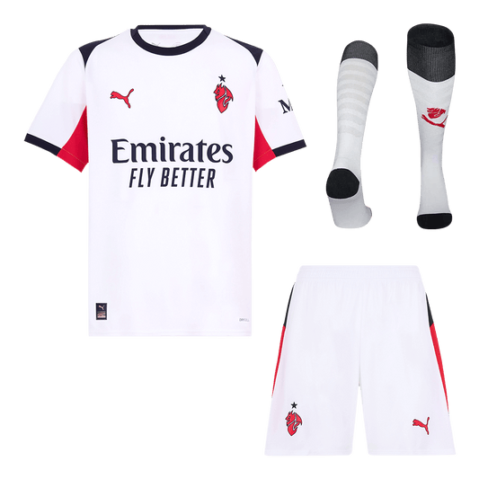 AC Milan 2025/26 Vieras Täydellinen peliasu Miesten