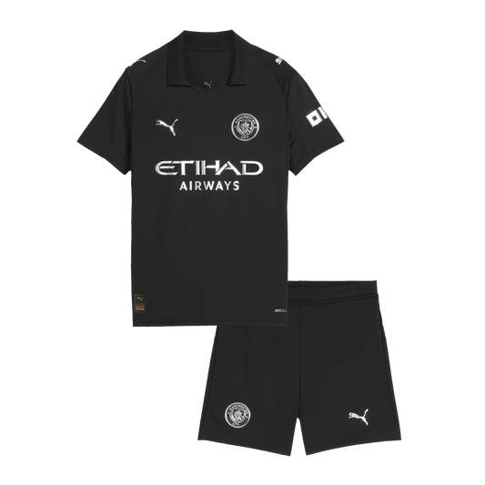 Manchester City 2025/26 Vieras Pelipaitasetti Lasten