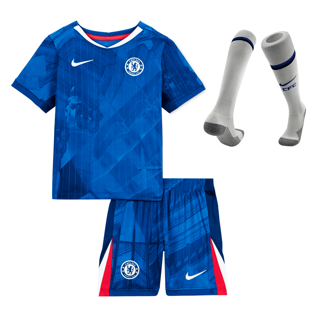 Chelsea 2025/26 Koti Lasten täydellinen peliasu