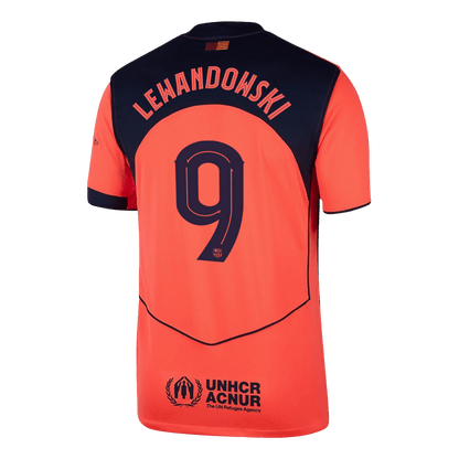 Barcelona 2025/26 UCL Kolmas Pelipaita Miesten LEWANDOWSKI #9