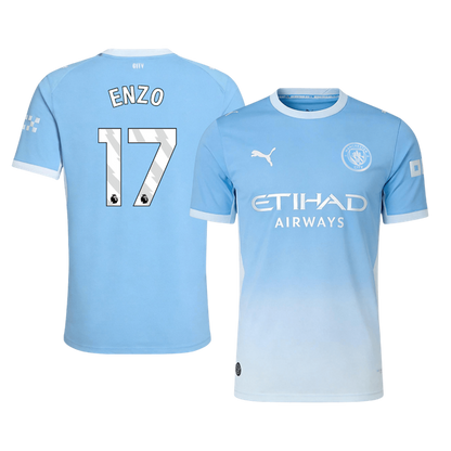 Manchester City kotipelipaita 2026/27 – Enzo #17 (pelaajaversio)