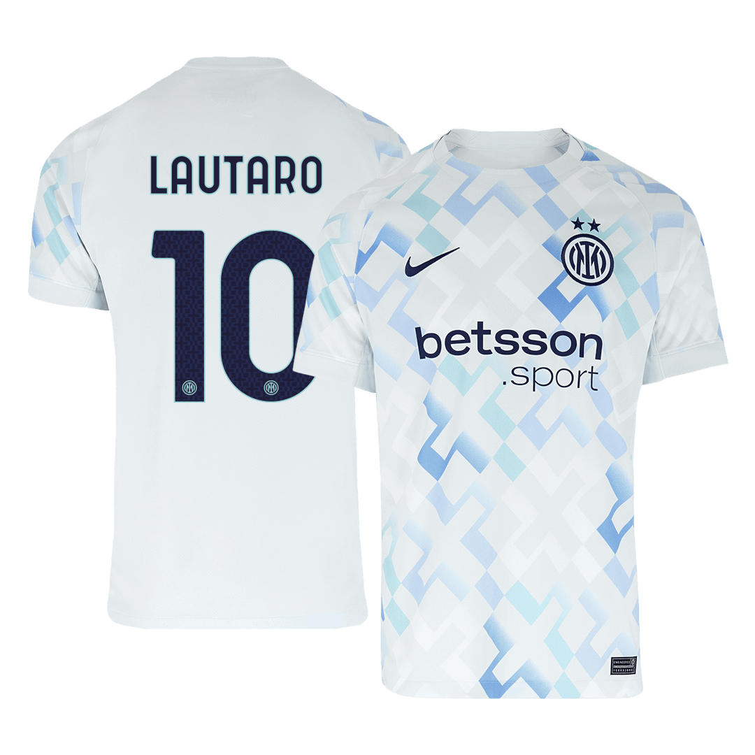 Inter Milan 2025/26 Vieras Pelipaita Miesten LAUTARO #10
