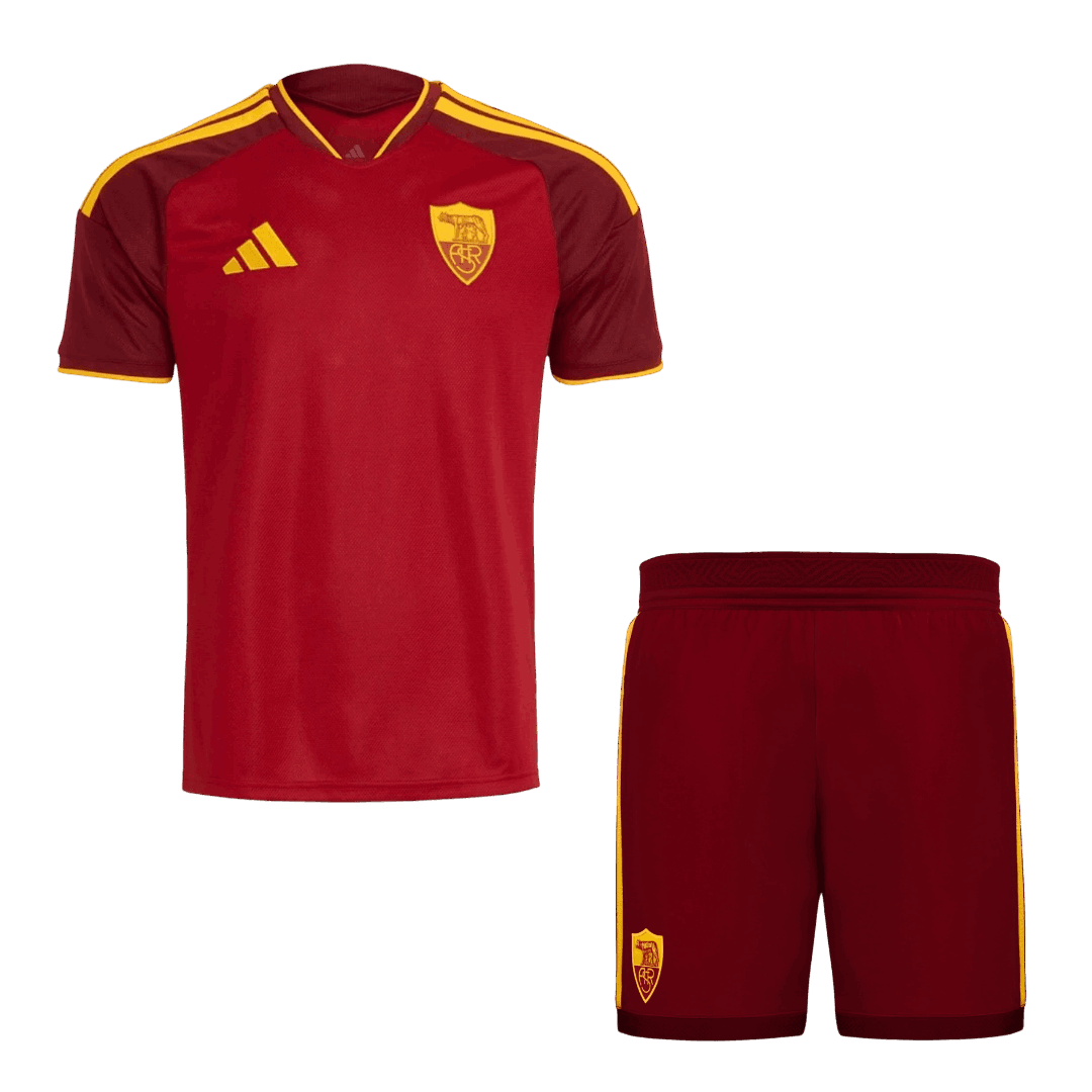 Roma kotijalkapallosetti 2026/27 – pelipaita ja shortsit edestä