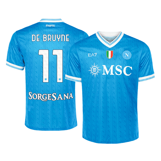Napoli 2025/26 Koti Pelipaita Miesten DE BRUYNE #11