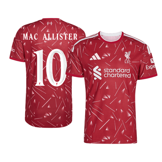 Liverpool Kotipelipaita 2026/27 UCL – MAC ALLISTER #10 (Pelaajaversio)