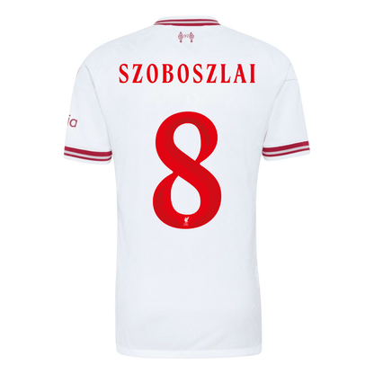 Liverpool vieraspelipaita 2026/27 UCL – Szoboszlai #8 (pelaajaversio) – lisänäkymä 3