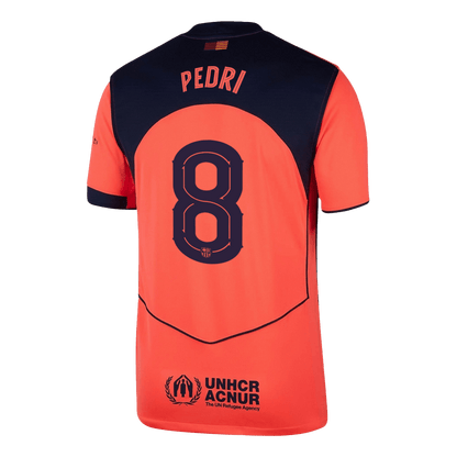 Barcelona 2025/26 UCL Kolmas Pelipaita Miesten PEDRI #8
