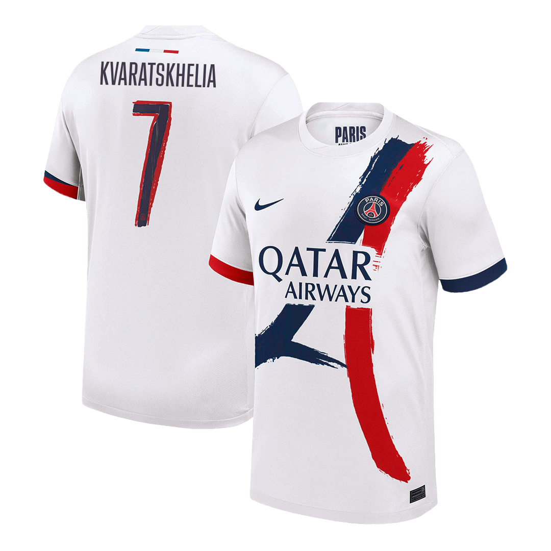 PSG 2025/26 UCL Vieras Pelipaita Miesten KVARATSKHELIA #7