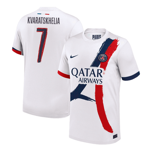 PSG 2025/26 UCL Vieras Pelipaita Miesten KVARATSKHELIA #7