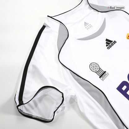 Real Madrid 2006/07 Koti Retro-pelipaita Miesten