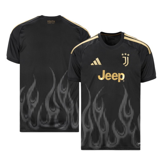 Juventus kolmas pelipaita 2026/27 – etu- ja takapuoli