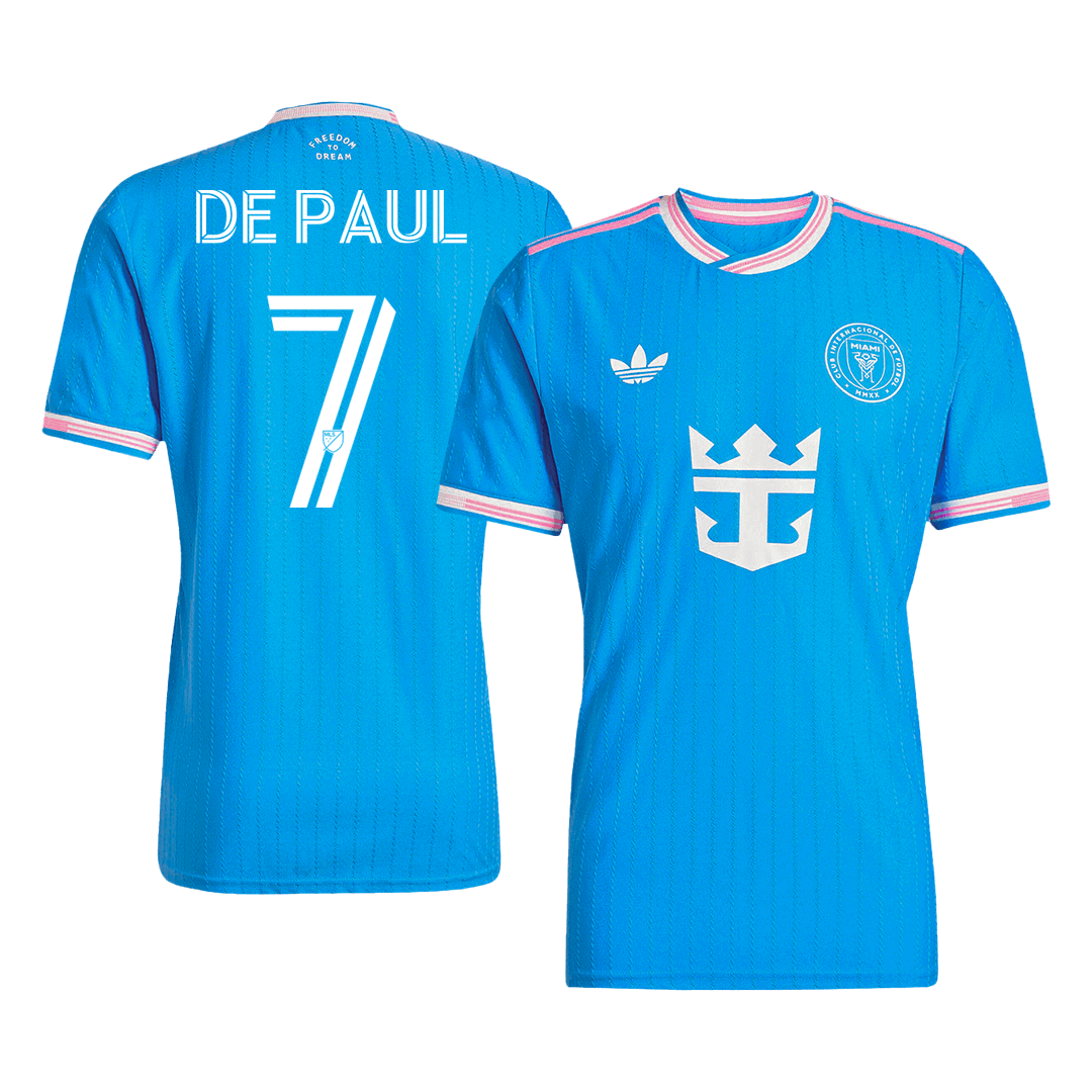 Inter Miami CF 2025 Kolmas Pelipaita (Player Version) Miesten DE PAUL #7