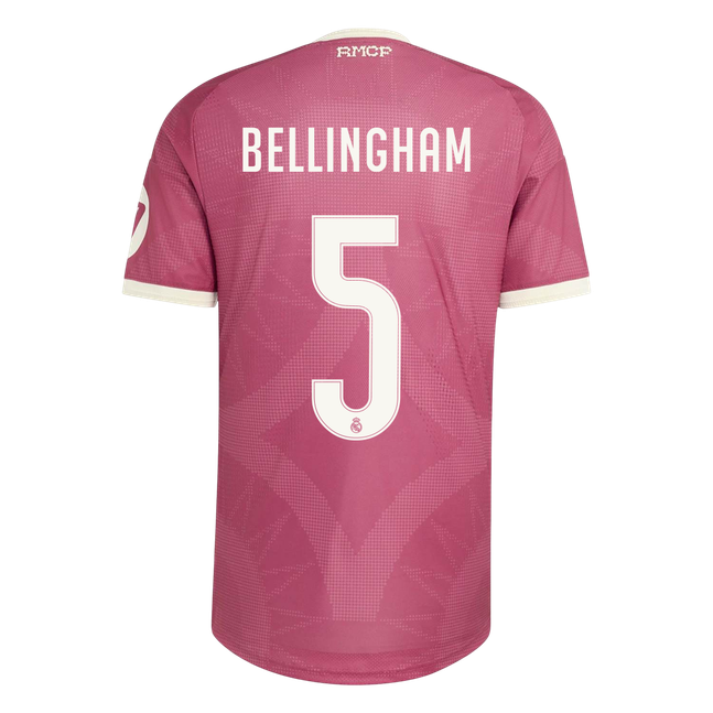 Real Madrid kolmas pelipaita 2026/27 – Bellingham #5 (pelaajaversio) – lisänäkymä 3