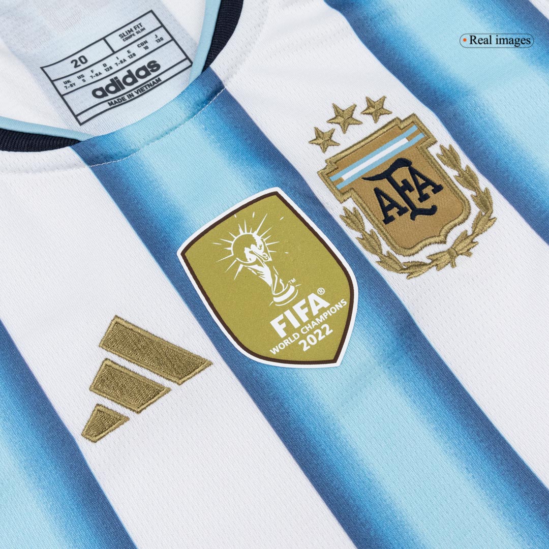 Argentina World Cup 2026 Koti Pelipaitasetti Lasten J. ALVAREZ #9 [PREMIUM]
