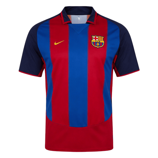 Barcelona 2003/04 Koti Retro-pelipaita Miesten