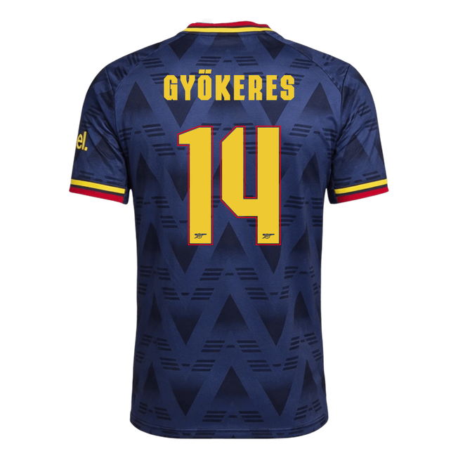Arsenal vieraspelipaita 2026/27 UCL – Gyökeres #14 (pelaajaversio) – lisänäkymä 3