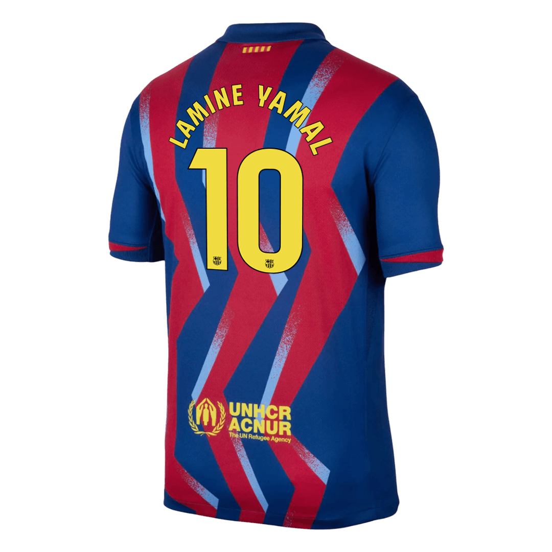Barcelona 2025/26 Neljäs Pelipaita Miesten LAMINE YAMAL #10