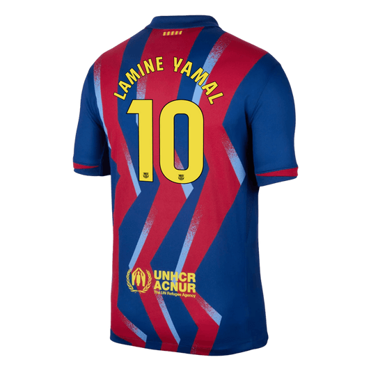 Barcelona 2025/26 Neljäs Pelipaita Miesten LAMINE YAMAL #10