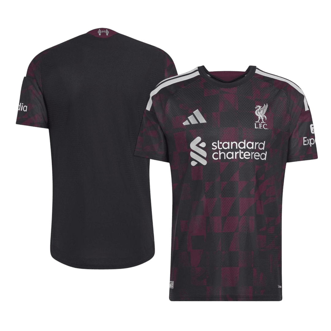 Liverpool kolmas pelipaita 2026/27 (pelaajaversio) – etu- ja takapuoli