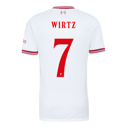 Liverpool vieraspelipaita 2026/27 UCL – Wirtz #7 (pelaajaversio) – lisänäkymä 3