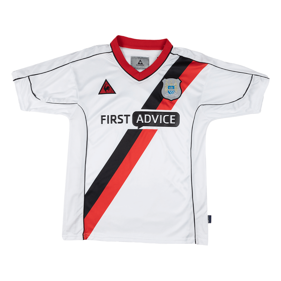 Manchester City 2002/03 Vieras Retro-pelipaita Miesten