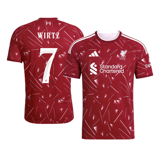 Liverpool kotipelipaita 2026/27 UCL – Wirtz #7 (pelaajaversio)