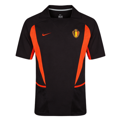 Belgium World Cup 2002 Vieras Retro-pelipaita Miesten