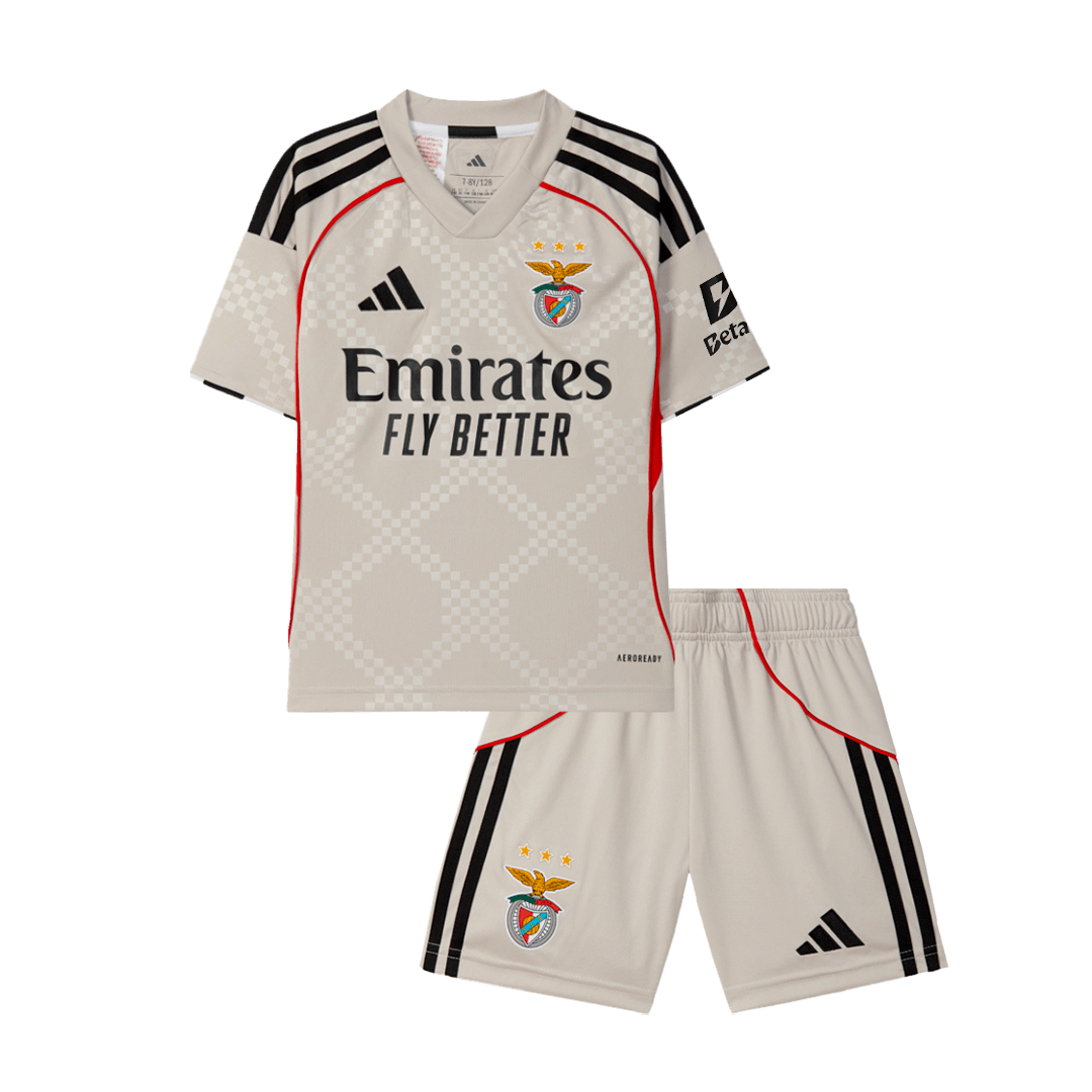 Benfica 2025/26 Vieras Pelipaitasetti Lasten