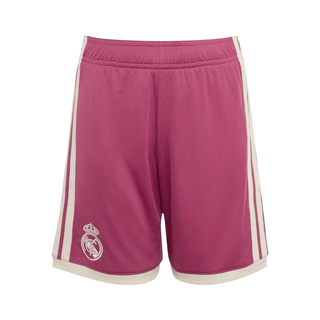Real Madrid kolmannet shortsit 2026/27 – shortsien etupuoli