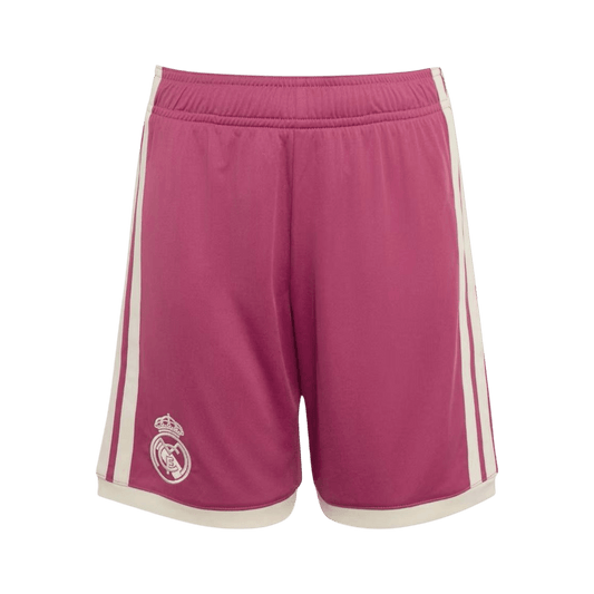 Real Madrid kolmannet shortsit 2026/27 – shortsien etupuoli