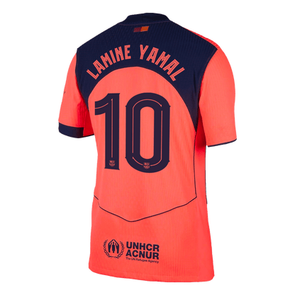 Barcelona 2025/26 UCL Kolmas Pelipaita (Player Version) Miesten LAMINE YAMAL #10
