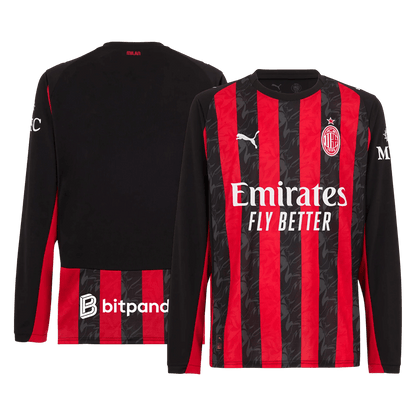 AC Milan 2025/26 Koti Pitkähihainen pelipaita Miesten